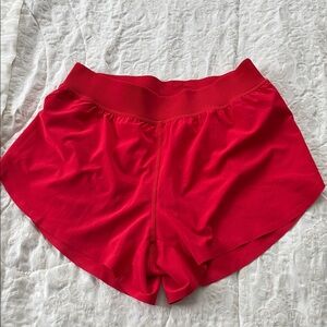 CRZ YOGA Women's Athletic Shorts Red